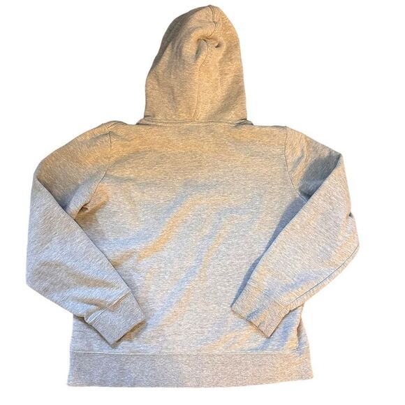 The North Face Women’s Pullover Hoodie Sweatshirt Gray Small Orange Logo - Picture 2 of 7